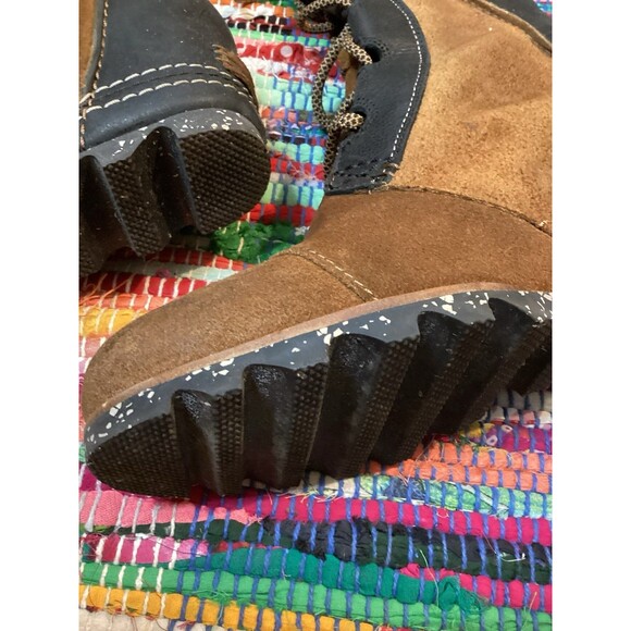 SOREL CATE THE GREAT WEDGE Chestnut Brown Waterproof LACE UP Women's Boots Sz 9 - Picture 8 of 16